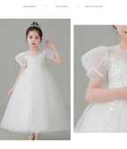 Evening Short Sleeve Lace Dress