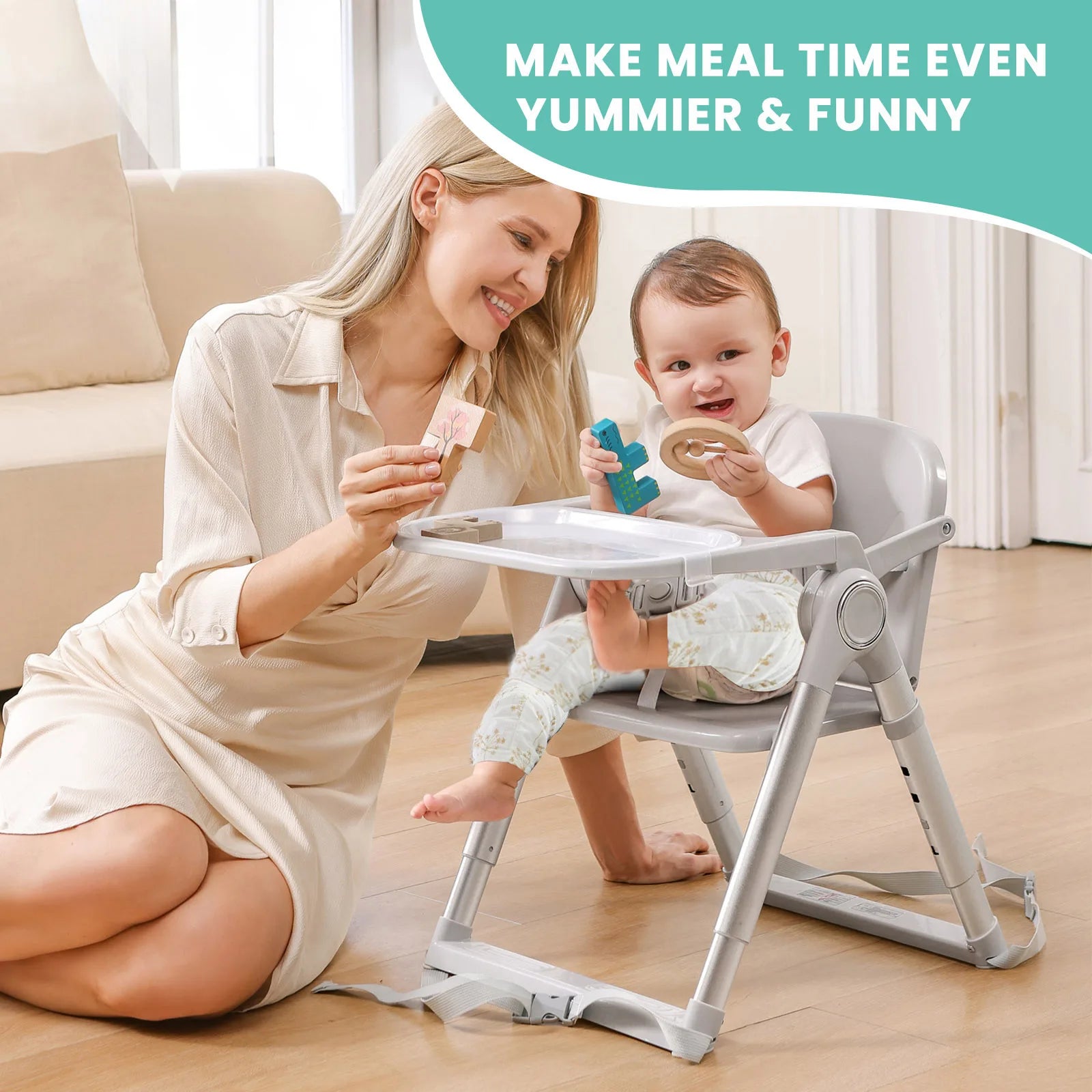 Baby Folding Booster / High Chair 6 M - 3 Years