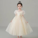 Evening Short Sleeve Lace Dress