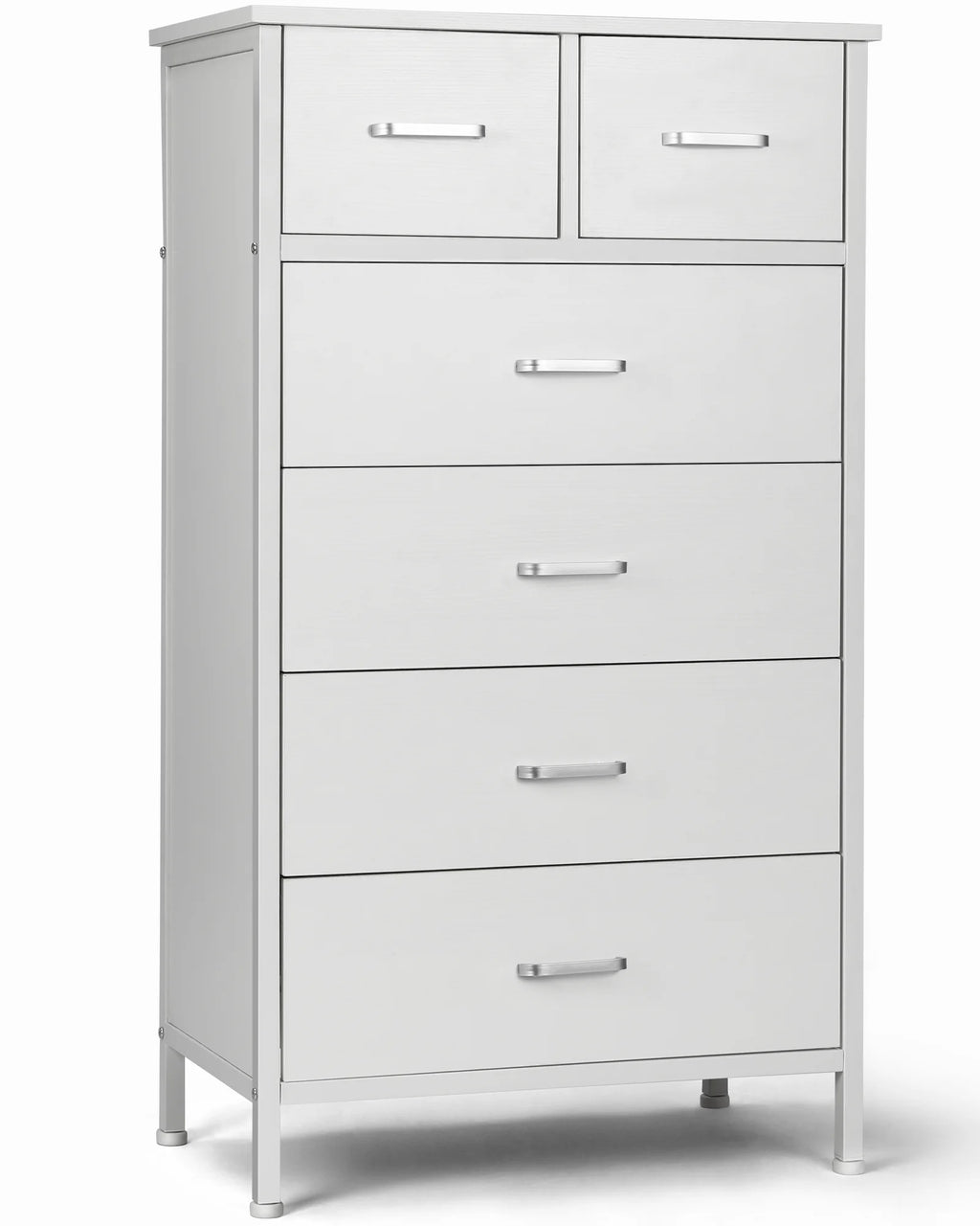 Chest of 6 Drawers, Drawer Dresser White