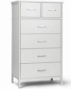 Chest of 6 Drawers, Drawer Dresser White