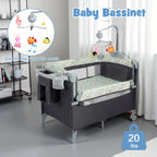Pack n Play, Lockable Wheels, Foldable Infant to Toddler