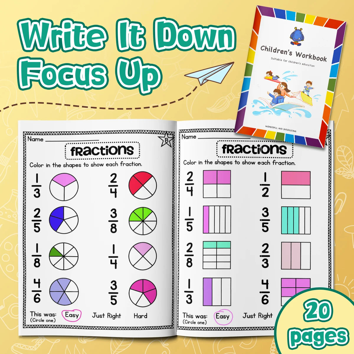 ABC Tracing, Coloring Book,& Alphabet Workbook with Writing Practice