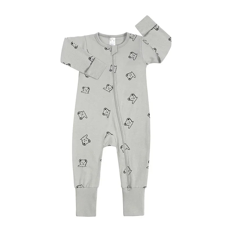 Long Sleeve Cotton Baby Onesie