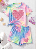 Comfy Tie Dye Girls 2-Piece Outfit