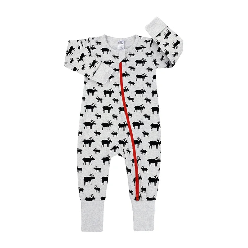 Long Sleeve Cotton Baby Onesie