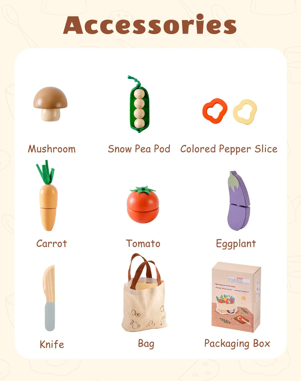 Kitchen Fruit Vegetable Food Set