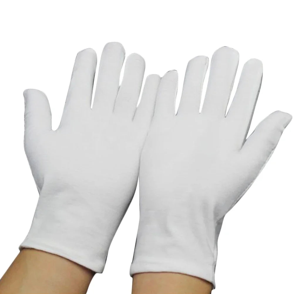 1 Pair Soft Cotton Gloves