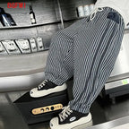 Spring and Summer Elastic Waist Pants