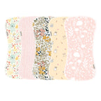 10-pack of soft and breathable baby burp towels