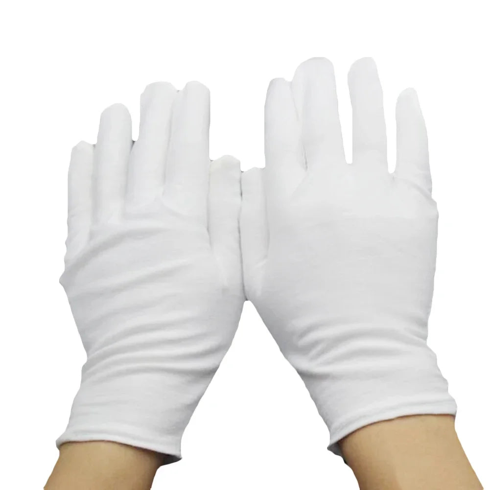 1 Pair Soft Cotton Gloves