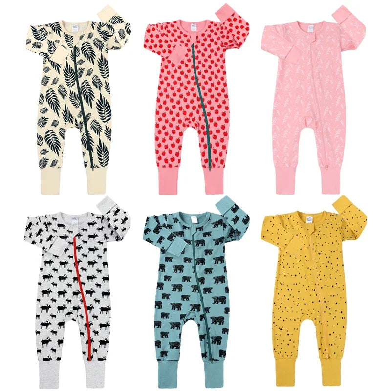Long Sleeve Cotton Baby Onesie
