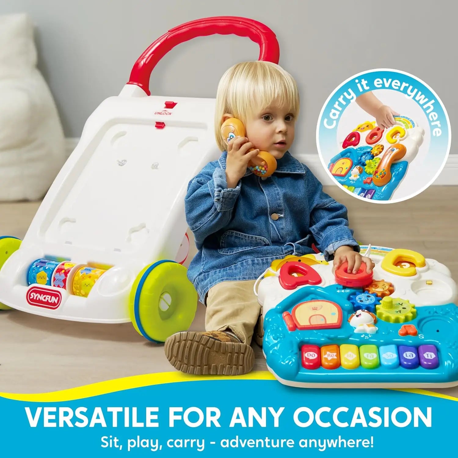 Baby Learning Walker Sit to Stand Educational