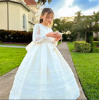 Elegant Long-Sleeved Princess Dress
