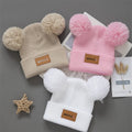 3pcs Infant Knit Beanie Hats