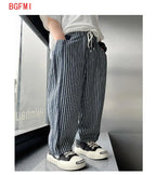 Spring and Summer Elastic Waist Pants