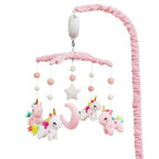 Pink Unicorn Crib Mobile 35 Lullabies