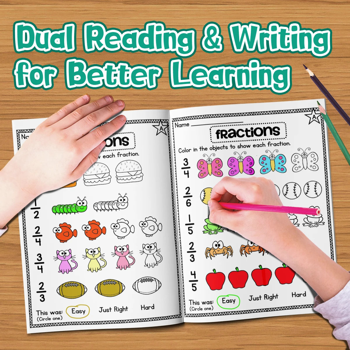ABC Tracing, Coloring Book,& Alphabet Workbook with Writing Practice