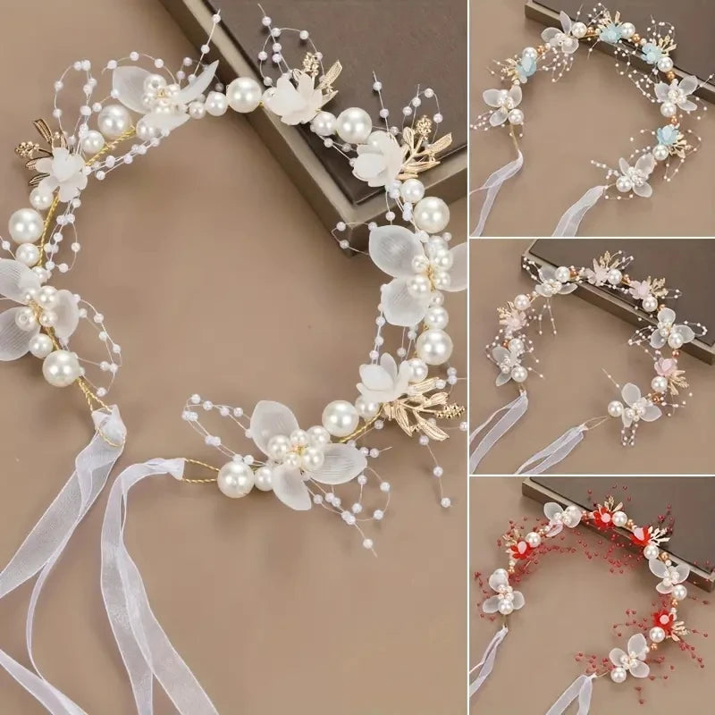 Romantic Flower Wreath  Girls Hair Accessory