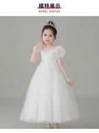 Evening Short Sleeve Lace Dress