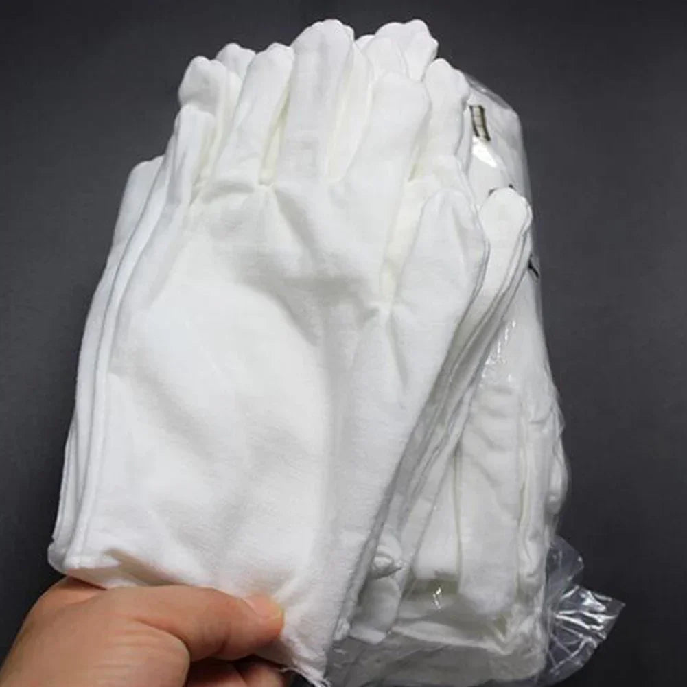 1 Pair Soft Cotton Gloves