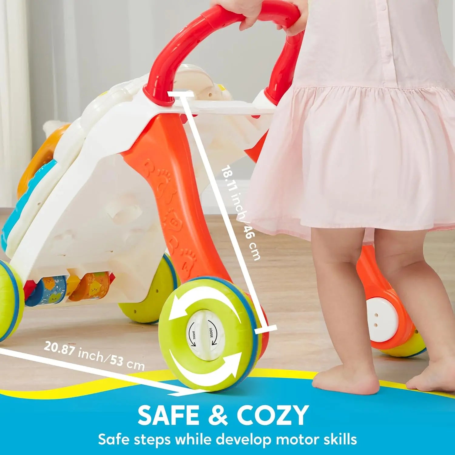 Baby Learning Walker Sit to Stand Educational