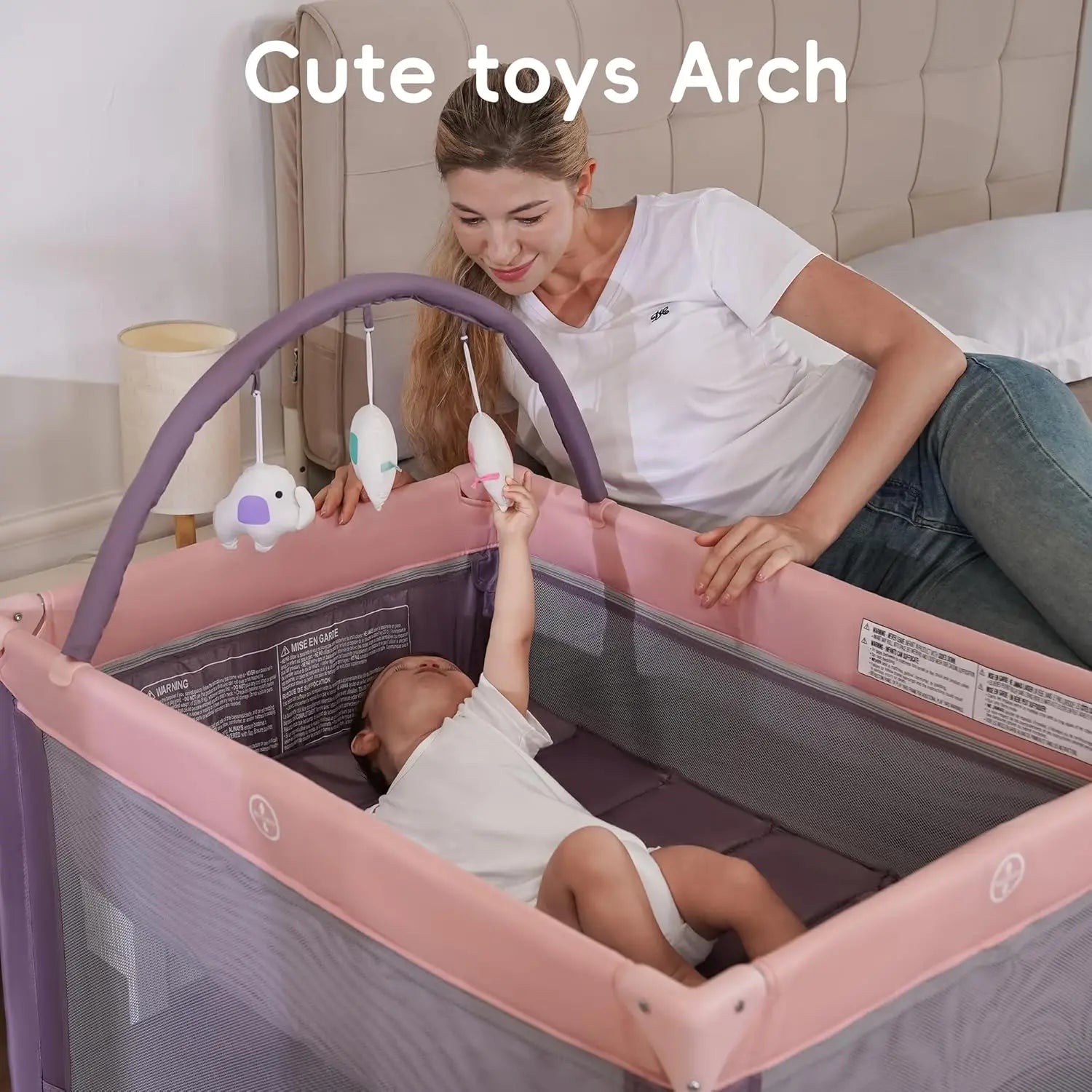 Pack and Play Bassinet, Portable Playard