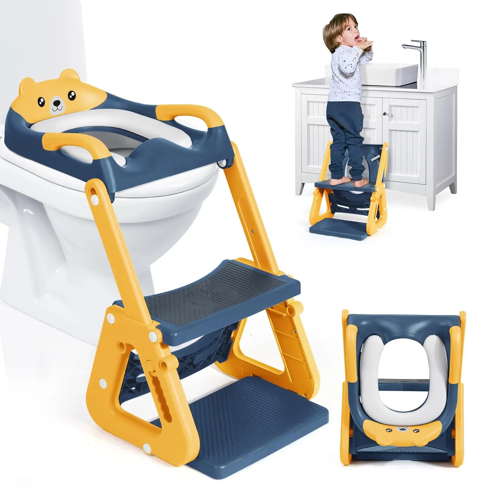 2-IN-1 Potty Training Seat with Steps