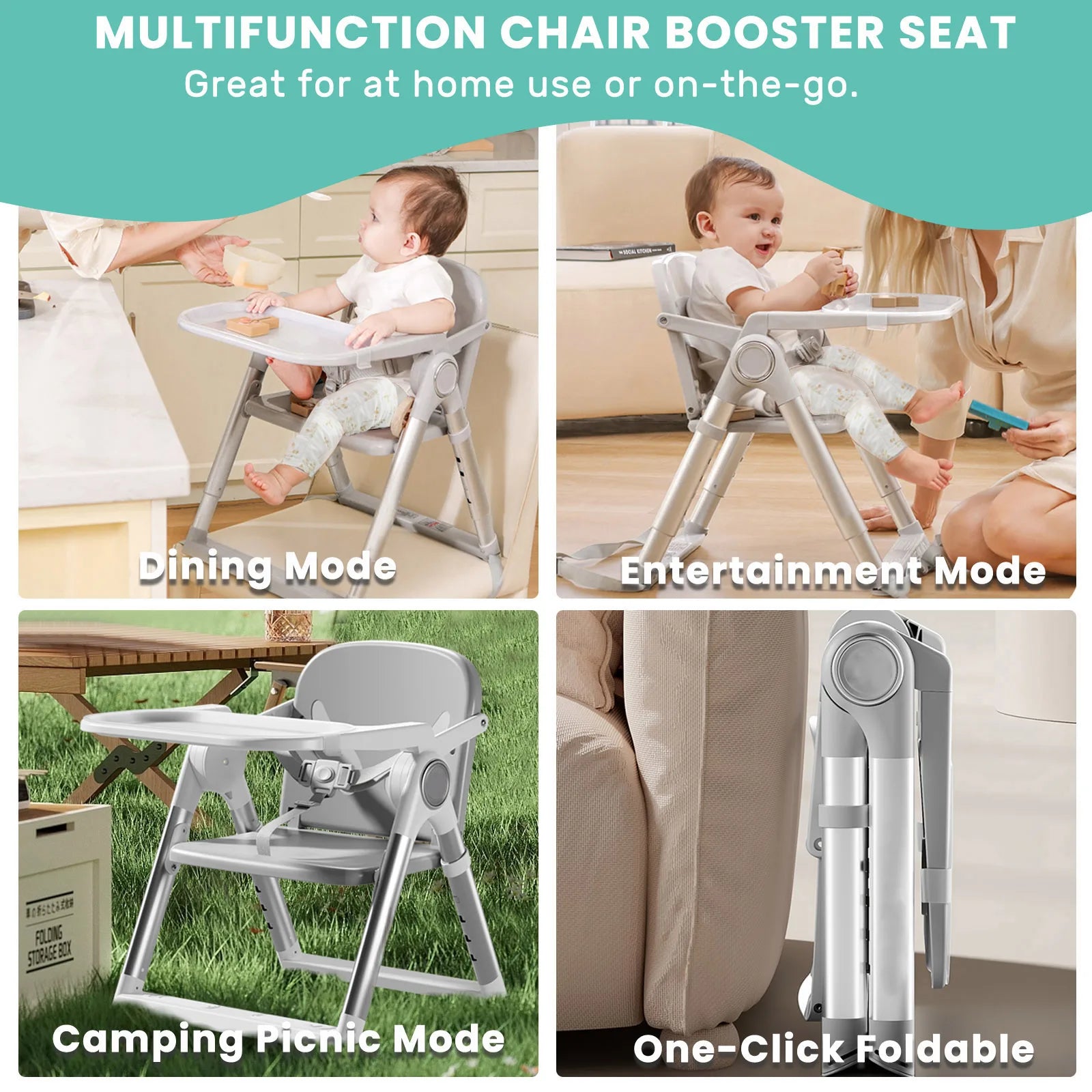 Baby Folding Booster / High Chair 6 M - 3 Years