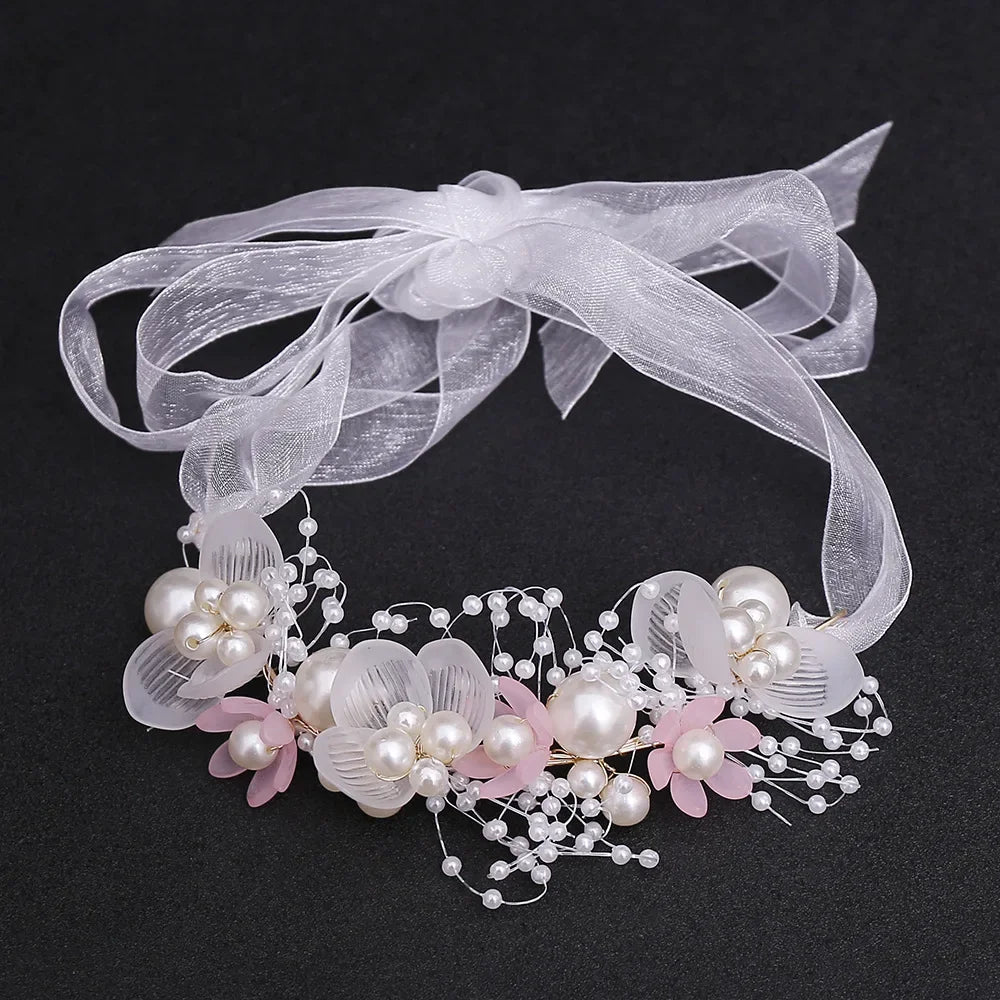 Romantic Flower Wreath  Girls Hair Accessory