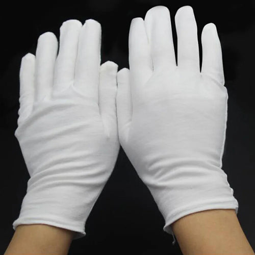 1 Pair Soft Cotton Gloves