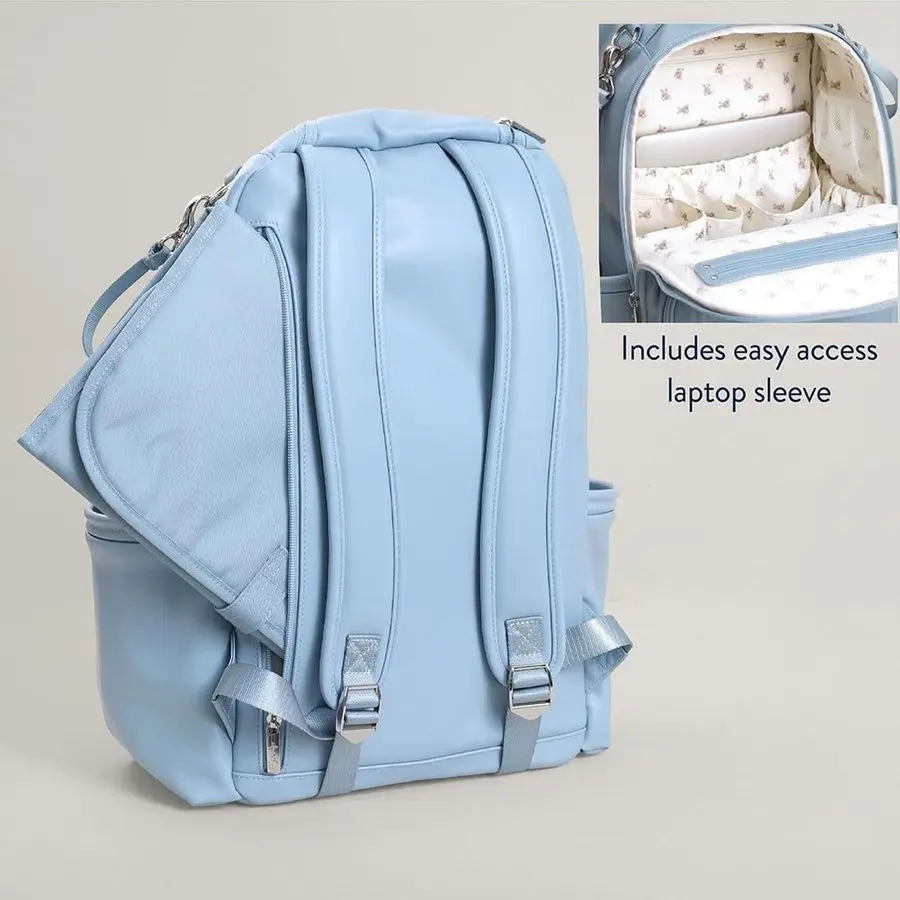 Beautiful Blue Diaper/Backpack Large Diaper Bag
