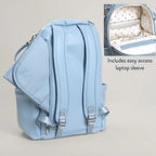 Beautiful Blue Diaper/Backpack Large Diaper Bag