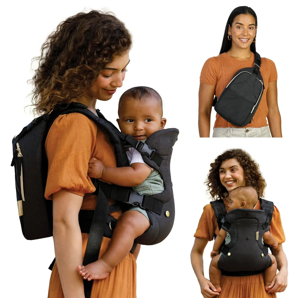 4-in-1 Convertible Baby Carrier & Crossbody Bag