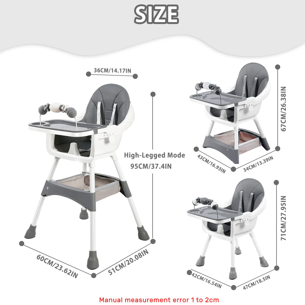 Baby High Chair, Portable Baby Dining Chair