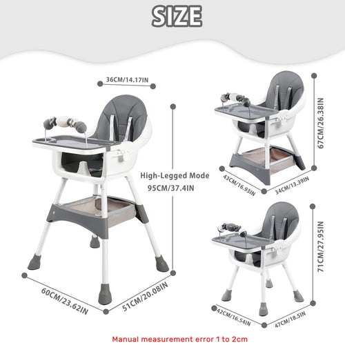 Baby High Chair, Portable Baby Dining Chair