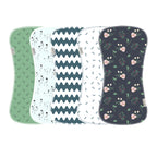 10-pack of soft and breathable baby burp towels