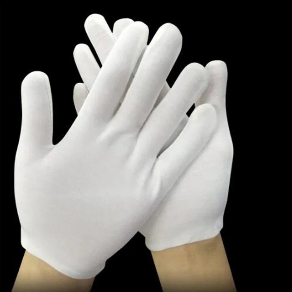 1 Pair Soft Cotton Gloves