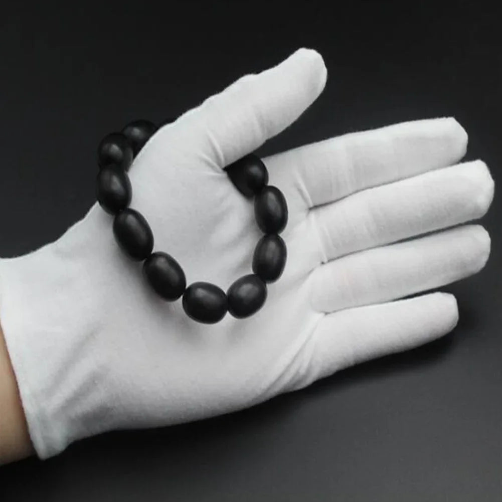 1 Pair Soft Cotton Gloves