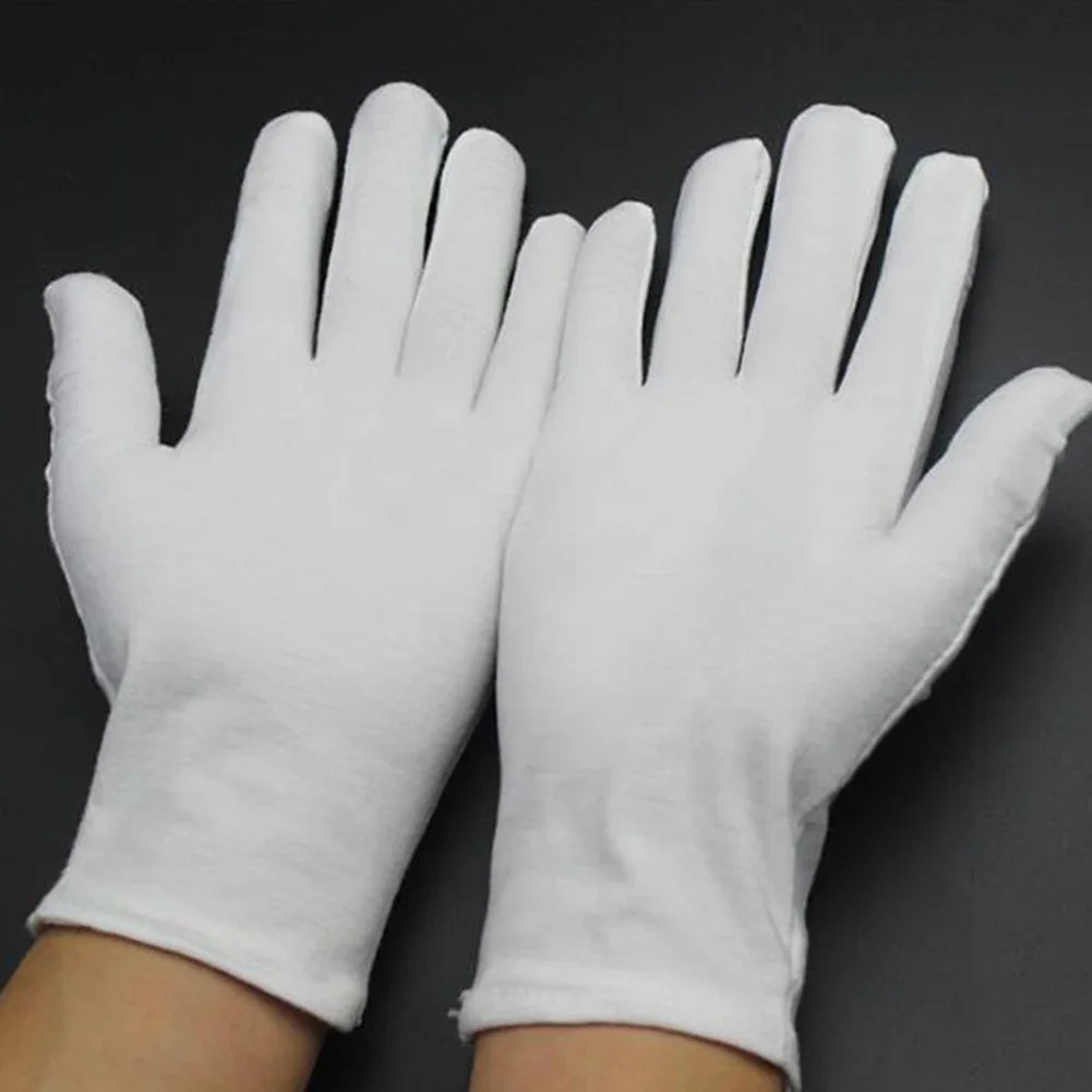 1 Pair Soft Cotton Gloves