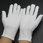 1 Pair Soft Cotton Gloves