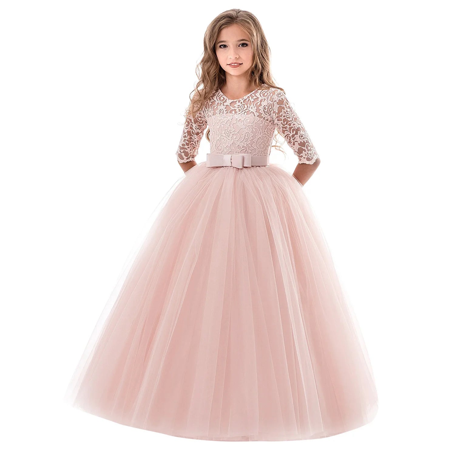 Teenager Girl Bridesmaid Dress, Ball Gown