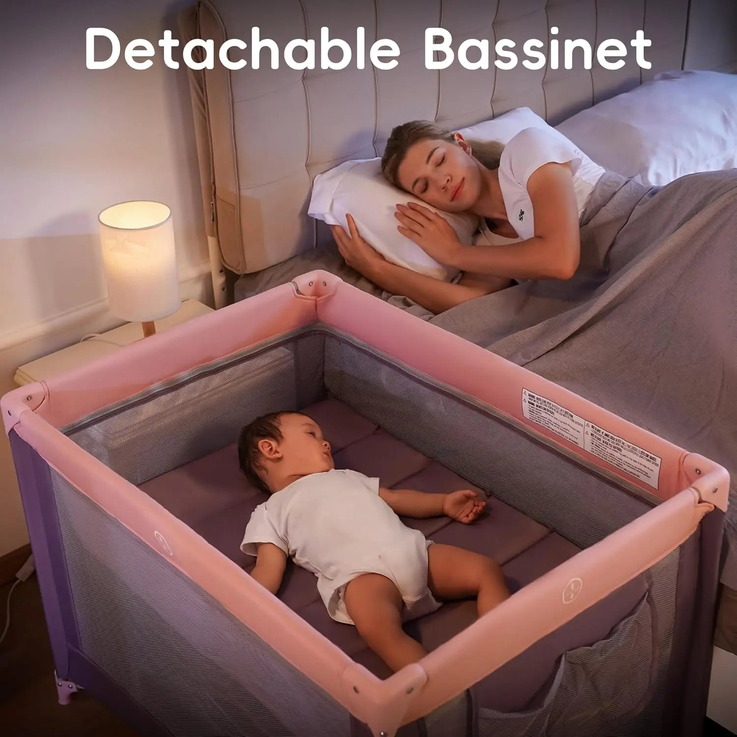 Pack and Play Bassinet, Portable Playard