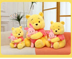 Disney Winnie The Pooh Hugging Piglet Plush Toy in 3 Sizes
