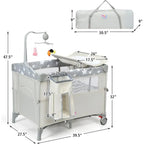 Portable Play Yard, Bassinet, Changing Table, and Music
