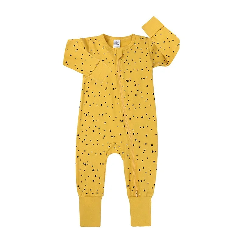 Long Sleeve Cotton Baby Onesie