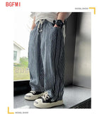 Spring and Summer Elastic Waist Pants