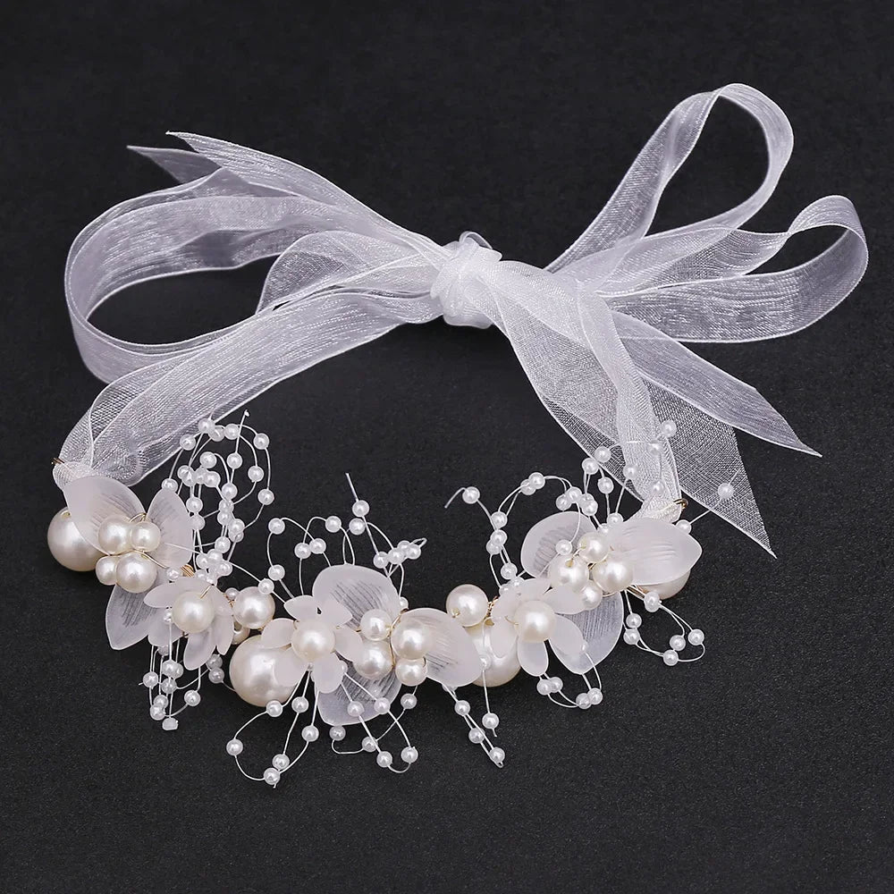 Romantic Flower Wreath  Girls Hair Accessory
