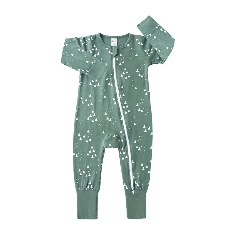 Long Sleeve Cotton Baby Onesie